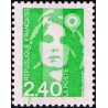 Timbre Yvert No 2820 Type Marianne du Bicentenaire, 2.40fr vert