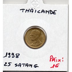 Thailande 25 satang 1998 Sup, KM Y187 pièce de monnaie