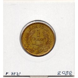 Tunisie, 1 franc 1945 - 1364 AH Sup, Lec 244 pièce de monnaie