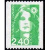 nTimbre Yvert No 2823 Type Marianne du Bicentenaire issu de roulette, 2.40fr vert