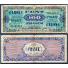 100F France série X TB- 1945 Billet du trésor Central