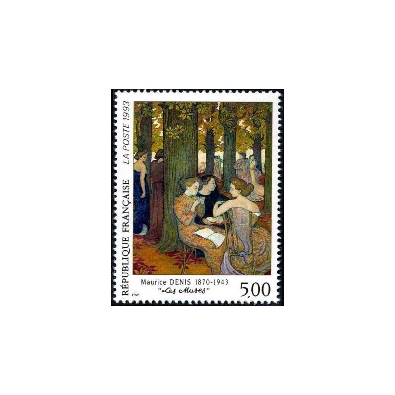 Timbre Yvert No 2832 Les Muses par Maurice Denis