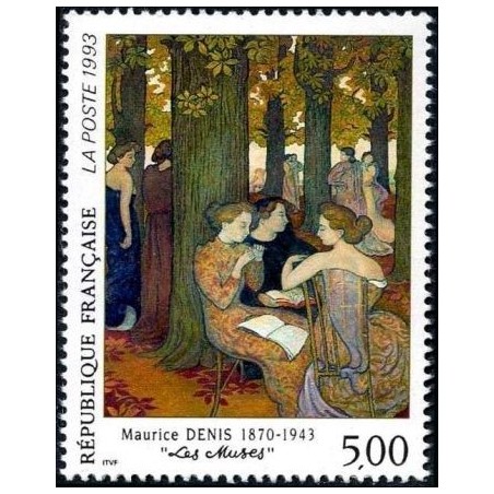 Timbre Yvert No 2832 Les Muses par Maurice Denis