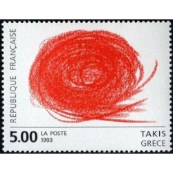 Timbre Yvert No 2834 Takis, oeuvre originale