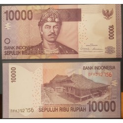 Indonésie Pick N°150a, Billet de banque de 10000 Rupiah 2013