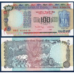 Inde Pick N°86b, Billet de banque de 100 Rupees 1984-1985