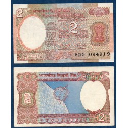 Inde Pick N°79i, Billet de banque de 2 Ruppes 1985-1990