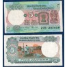 Inde Pick N°80o, Billet de banque de 5 Ruppes 1985-1990