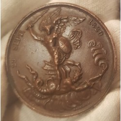 Medaille naissance Henri V comte de Chambord, gayrard 1820 bronze