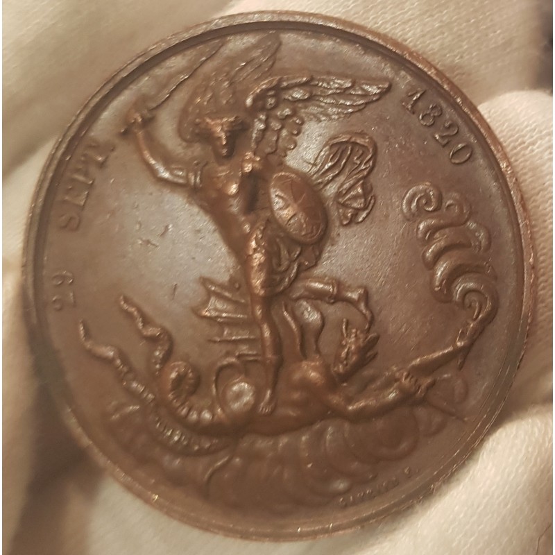 D2576 Médaille Henri de France 1820-1883 Comte Chambord Rose Lys Gayrard AU 