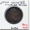 Jeton Louis XV Ville de Rouen argent
