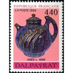 Timbre Yvert No 2857 Théière en céramique de Dalpayat