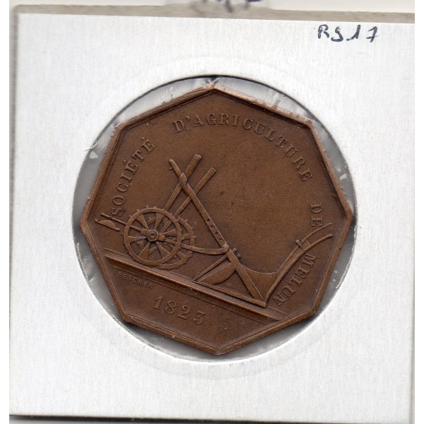 Medaille Societe Agriculture de Melun 1823, Dubois
