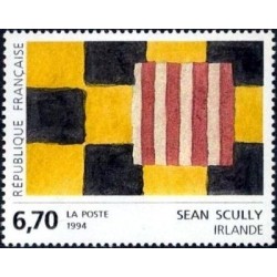 Timbre Yvert No 2858 Sean Scully, oeuvre originale