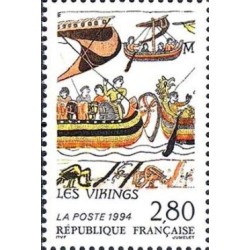 Timbre Yvert No 2866-2871 Relations culturelles France Suéde Issus du carnet