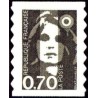 Timbre Yvert No 2873 Type Marianne du Bicentenaire 0.70fr brun issu de carnet adhésif