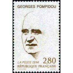 Timbre Yvert No 2875 Georges pompidou