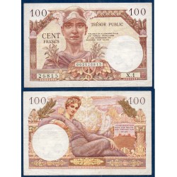 100F trésor Public TTB+ 1955 Billet du trésor Public