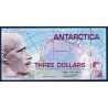Antarctica ,Billet commémoratif de 3 dollars Haakon 2007