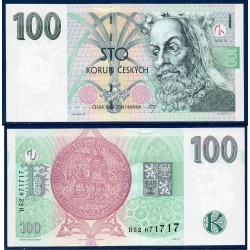 Republique Tchèque Pick N°18b, Billet de banque de 100 Korun 1997
