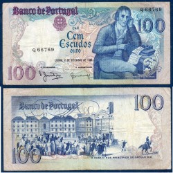 Portugal Pick N°178a, Billet de banque de 100 Escudos 1980