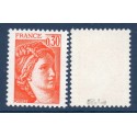 Timbre France Yvert No 1968b sans phosphore variété Type Sabine