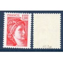 Timbre France Yvert No 1972a sans phosphore variété Type Sabine