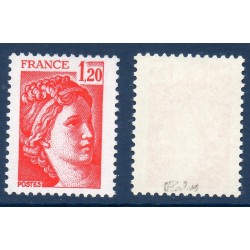 Timbre France Yvert No 1974b sans phosphore variété Type Sabine