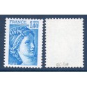 Timbre France Yvert No 1975b sans phosphore variété Type Sabine