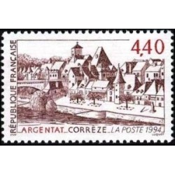 Timbre Yvert No 2894 Argentat en Corrèze