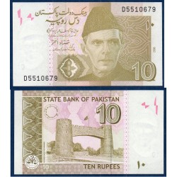 Pakistan Pick N°45a, Billet de banque de 10 Rupees 2006