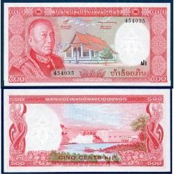 Laos Pick N°17a, Billet de banque de 500 Kip 1974