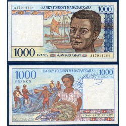 Madagascar Pick N°76a, TTB Billet de banque de 1000 Francs : 200 ariary 1994