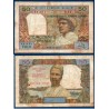 Madagascar P.61, TB-, Billet de 50 francs 1969 Café
