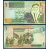 Jordanie P.34a TTB Billet de 1 Dinar 2002 Hussein Ibn Ali