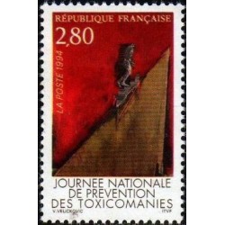 Timbre Yvert No 2908 Toxicomanie, journée mondiale de prévention