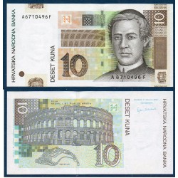 Croatie Pick N°38a, Neuf Billet de banque de 10 Kuna 2001