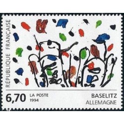 Timbre Yvert No 2914 Georg Baselitz, oeuvre originale