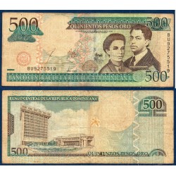 Republique Dominicaine Pick N°172b, Billet de banque de 500 Pesos 2003
