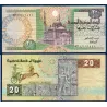 Egypte P.52d, TTB Billet de 20 Pounds 1994-1998 Mosqué Ali