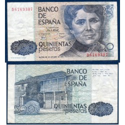 Espagne Pick N°157, Billet de banque de 500 pesetas 1979
