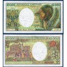 Gabon Pick N°7b, Billet de banque de 10000 Francs 1991