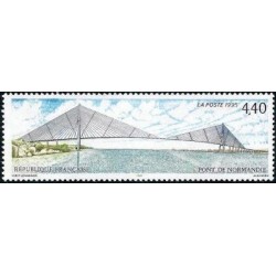 Timbre Yvert No 2923 Inauguration du pont de Normandie