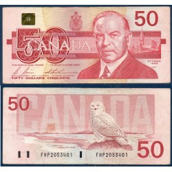 Canada Pick N°98b, Billet de banque de 50 dollar 1988