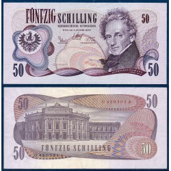 Autriche Pick N°144, Billet de banque de 50 schilling 1983