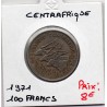 Centrafrique 100 francs 1971 TTB+, KM 6 pièce de monnaie