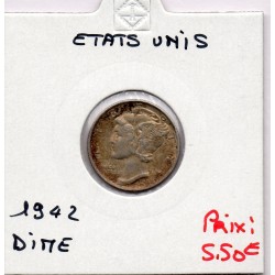 Etats Unis dime 1942 Sup-, KM 140 pièce de monnaie