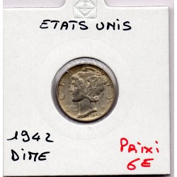 Etats Unis dime 1942 Sup, KM 140 pièce de monnaie