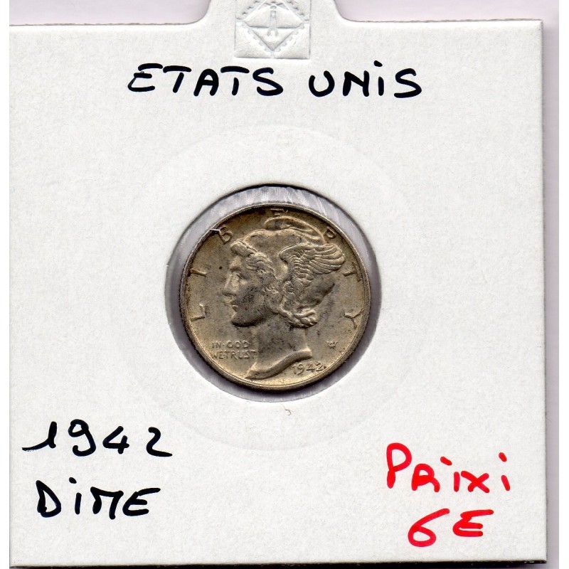 Etats Unis dime 1942 Sup, KM 140 pièce de monnaie