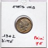 Etats Unis dime 1942 Sup, KM 140 pièce de monnaie
